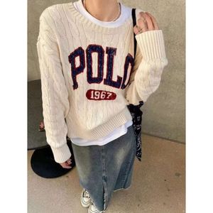 Pulls pour femmes 2024 Nouvelle tendance de vente chaude Pull tricoté Pull Femme O-Cou Manches longues Lettre Casual High Street Fashion Traf Tops Pulls Femme Mujer PO