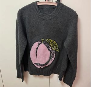Suéteres para mujer Diseñador Flor Jacquard para mujer Otoño Invierno Ropa Lana Moda Jersey Streetwear Suéter coreano Jumpers Mujer