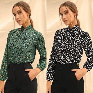 Camisetas holgadas para mujer, jerséis para mujer, blusa de manga larga, Tops de oficina para mujer, jersey para mujer, pajaritas para mujer, ropa interior Sexy