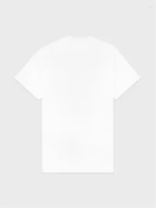Camisetas para mujer Camisetas blancas con estampado de letras 2024 Camiseta de manga corta con cuello redondo de algodón para mujer