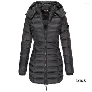 Abrigos de trinchera para mujer Señoras Parkas Mujer Media longitud Sólido Slim Fit Abrigo Grueso Abajo Chaqueta Invierno Abrigo Casual Manga larga Cálido Negro Rojo