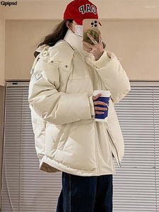 Abrigos de trinchera para mujer Abrigo acolchado de invierno al aire libre 2024 algodón con capucha sólido grueso parka impermeable hinchada moda coreana