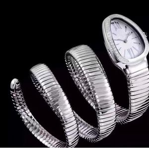 Montres-bracelets pour femmes, Date de mariage, luxe, serpent, montre de styliste, mouvement à Quartz, acier fin 316L, montres en verre haute résistance