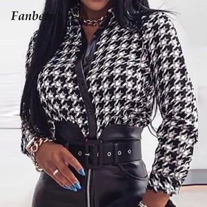 Blouses pour femmes chemises femmes Sexy Slash cou à manches longues Slim Fit moulante hauts automne élégant en cuir PU bouton à volants Blouse femme Casua