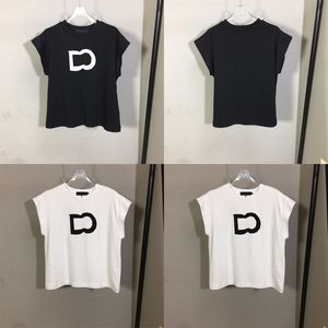 Femmes Sinlet T-shirt mode Blanc Black Black Tops Sexy Summer Summer Street Style Tanks Letter T-T-TIE SIGE SIME S M L XL 2XL