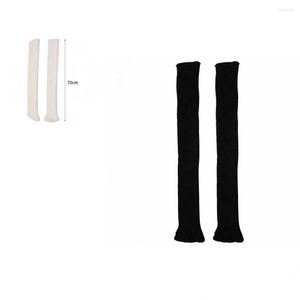 Femmes Chaussettes 1 Paire Boot Cuffs Simple Automne Hiver Style Japonais Long Tube Coldproof Leg Pour Yoga Warmer Warmers