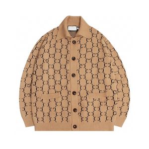 Femmes Pull Tricot Designer Automne Hiver Cardigans Tricoté Manteau Lâche Double Lettre Imprimé Chandails Dames Vêtements D'extérieur Streetwear Mode classique