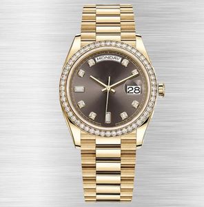 Reloj de moda para mujer Relojes de marca Relojes de pulsera impermeables Hombres bisel de diamantes de lujo 2813 Reloj de movimiento Reloj de pulsera de acero inoxidable informal de negocios Zafiro