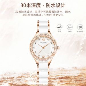 Les femmes regardent 28/31MM en acier inoxydable automatique mécanique lunette en diamant lumineux étanche dame montres-bracelets vêtements de mode montre de luxe dropshipping