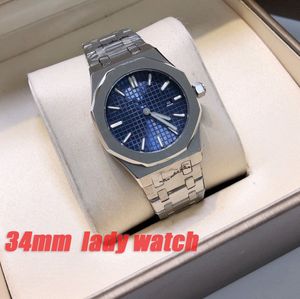 Les femmes regardent pour femmes montres Lady Movement Watches Diamond Ladies Watch 34mm 904L WatchStrap en acier inoxydable Montres Orologio Montres de créateurs de haute qualité