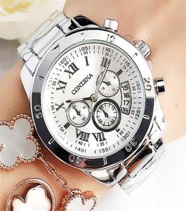 Les femmes regardent des femmes Watch Geneva Luxury Designer Brand Ladies Watch Quartz Affaire argentée Gift Gift For Women 2201058758582