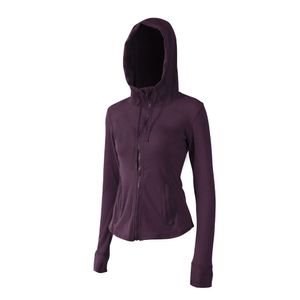 Veste à capuche de yoga Femmes LU-46 MANDES LONGES TUINSE COULEUR COULEUR SPORTATION CHEAUX SPARAGE SPART SPART DESSION