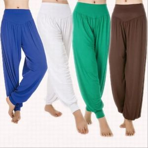 Pantalons de yoga pour femmes Plus de leggings sportifs de taille colorée dance taichi pantalon modal ropa deportiva mujer gym 240402