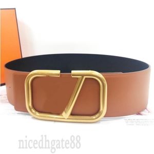 Ceintures pour femmes Luxury Cintura V ceintures pour hommes Designer Gold plaqué Options de boucle cintrée Centr