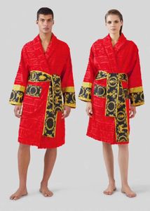 Womens Cape Mens Designer Luxe classique coton peignoir hommes femmes marque vêtements de nuit kimono chaud peignoir maison porter des peignoirs unisexes