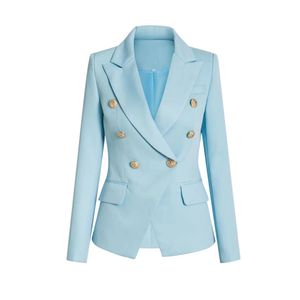 Ropa de diseñador para mujer Chaqueta informal delgada para mujer Moda para mujer Traje de oficina Bolsillos Abrigo de negocios de talla grande Múltiples colores disponibles