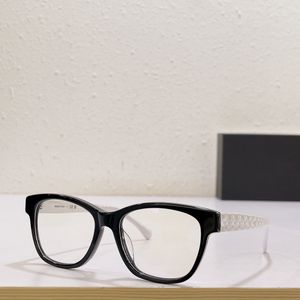 Marco de anteojos para mujeres lente transparente hombres gasses estilo de moda protege los ojos UV400 con el caso 3443