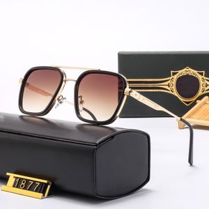 Luxury Luxury Dita Sunglasses Mens Mens Fashion Des lunettes de soleil Sun Verres Soleil Squêtes Summer Sun Verres d'artistes surdimensionnés Cadre du cycle métal