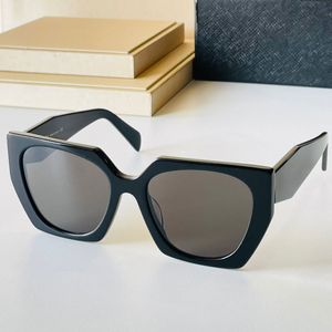 Gafas de sol de lujo para mujer MONOCROMO PR 15WS Gafas Plank Designer Party Gafas de sol Ladies Stage Style Fashion Square Cat Eye Plate Frame gafas Tamaño 51-19-140