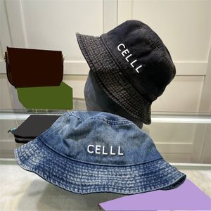 Unisex Reversible Multicolor Canvas Bucket Hat - Summer Denim Embroidered Fisherman Cap for Beach & Sun Protection