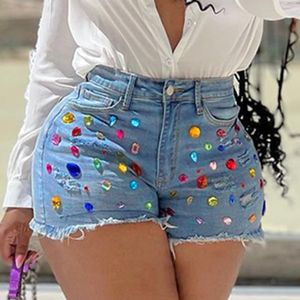 Shorts Feminino Chegada Exquisite Frisado Denim Feminino Cintura Alta Emagrecedor Elevando Bumbum Calça Jeans Summer Bottom 230601