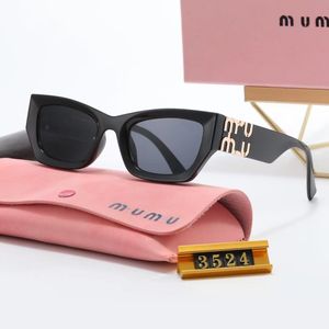 Gafas de sol para mujer Gafas de sol de diseñador para hombres Lentes de protección polarizadas UV400 de alta calidad opcionales con gafas de sol MU