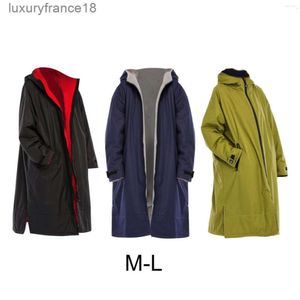 Maillot de bain pour femmes Robe à langer de surf unisexe adultes à capuche Sports de plein air manteau de natation veste coupe-vent Parka de bain résistante aux intempéries avec poche ''gg''68MG