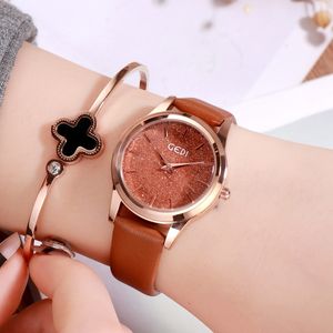 Reloj de la mujer Luz de alta calidad Luxury Luxury Flash Powder Dopamine Cinturón de cuarzo Reloj impermeable O9