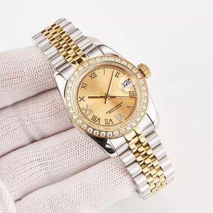 Womens Watch Luxury Limited Edimented Designer Mechanical Automatic Watches Mouvement 28 mm Diamond Watch Inneild en acier de bracelet
