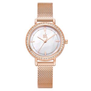 Reloj para mujer relojes de alta calidad Luz de lujo moda elegante fritillary dial Milan correa reloj montre de luxe regalos S32