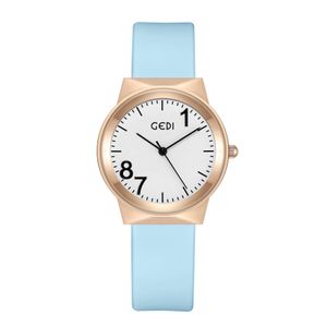 Montre femme montres de haute qualité luxe Quartz-batterie décontracté Silicone étanche 33mm montre A4