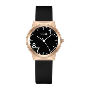 Montre femme montres de haute qualité luxe Quartz-batterie décontracté Silicone étanche 33mm montre A3