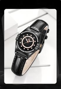 Montre femme montres de haute qualité affaires de luxe montre de ceinture cloutée de diamant montre étanche