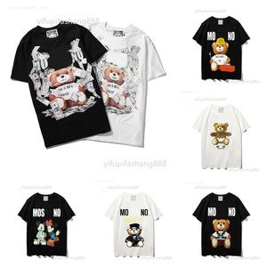 Vêtements wonens Bear T-shirt Designer Summer Mens T-shirt Tops Loose Tomato Femme Pure Coton Breathlabilité Modèle Anime Rendre Polo Cool T-shirts Brand Tees Haikyuu