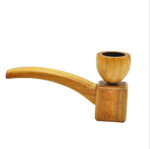 Tuyaux en bois, cuiseur à vapeur en métal, tuyaux en bois, mini tuyaux, pratiques à transporter.