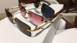 lunettes de soleil en bois vintage rétro lunettes de corne de buffle pour femmes mode homme lunettes de soleil rouge argent lentilles claires sport lunettes pour hommes
