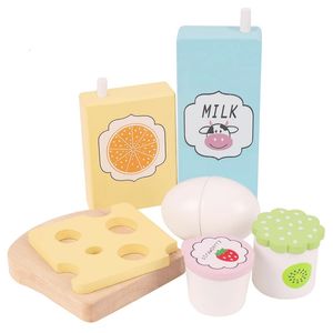 Food Food Creative Simulation Play House Fruits and Lleguages Kitchen Toys Decor Decor Boys Garçons Girls Toy Cooking Set 240420