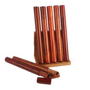 Boîtes de rangement d'encens en bois Vietnam baril en bois de palissandre 5g/10g/20g porte-tubes de bâton d'encens