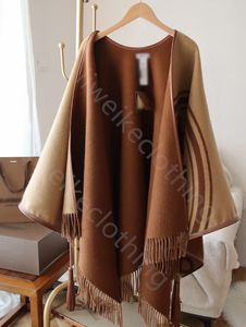 Capa de lana abrigo Manteau chal de lana mujer Haute Manteaux Femme Vintage inspirado cuello alto corto capa de invierno para mujer