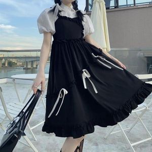 Vestidos de trabalho estilo preppy verão doce arco bonito cinta vestido terno feminino estudante coreano camisa all-match moda