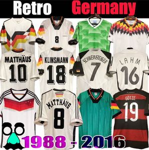 Coupe du monde 1990 1998 1988 1996 Allemagne Retro Littbarski BALLACK Soccer Jersey KLINSMANN 2006 2014 chemises KALKBRENNER 1996 2004 Matthaus Hassler Bierhoff KLOSE666