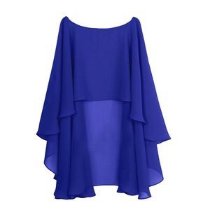 Wraps & Jackets Womens Wedding Capes Jacket Ladies Soft Chiffon Shrug Bridal Bolero Long Shawl And Evening Cover Up