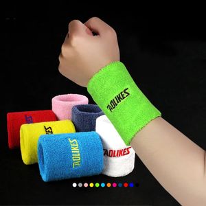Support de poignet 1 pièces Gym Yoga coton bracelets de sueur Sport orthèse bandeau pour Tennis Badminton bande de course 231127