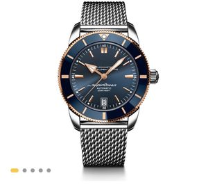 Horloges voor mannen Nieuwe herenhorloges Alle wijzerplaatwerk quartz horloge Hoge kwaliteit Topluxe merk Chronograaf Klok Roestvrij stalen riem Herenmode B01