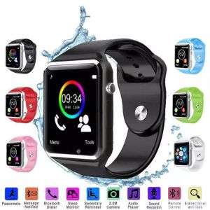 Bracelets A1 Smart Watch Heart Cate Monitor SIM Card appelée Fitness Tracker Watches For Men Women Staterproof Band Bracelet pour Android iOS