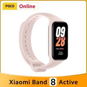 Bracelets Xiaomi Mi Band 8 Version globale active 1.47 '' Affichage LCD 50+ Modes de sport Salle cardiaque Suivi du sang Smart Fitness Tracker