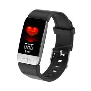 Bracelets Xiaomi Smart Watch Band avec la température Mesure ECG Cadre carré