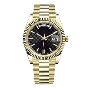 Reloj de pulsera Platinum Ice Blue Watch 41 mm 36 mm Relojes automáticos para hombre Pulsera mecánica Relojes para hombre Relojes presidenciales a prueba de agua Relojes de pulsera de lujo para mujer