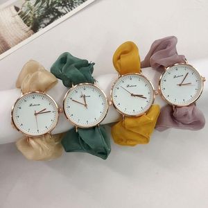 Relojes de pulsera Cinta de moda creativa Reloj digital Pequeña hada Personalidad elegante Estudiante Chica sin pulsera de cierre