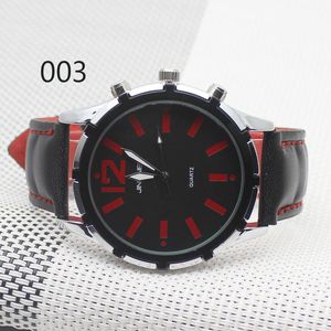 Montres-bracelets mode Faux cuir hommes quarts analogiques montres Blue Ray hommes montre-bracelet 2023 haut décontracté horloge